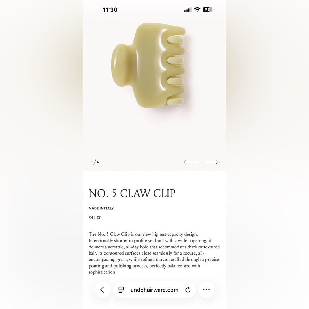 No. 5 Claw Clip